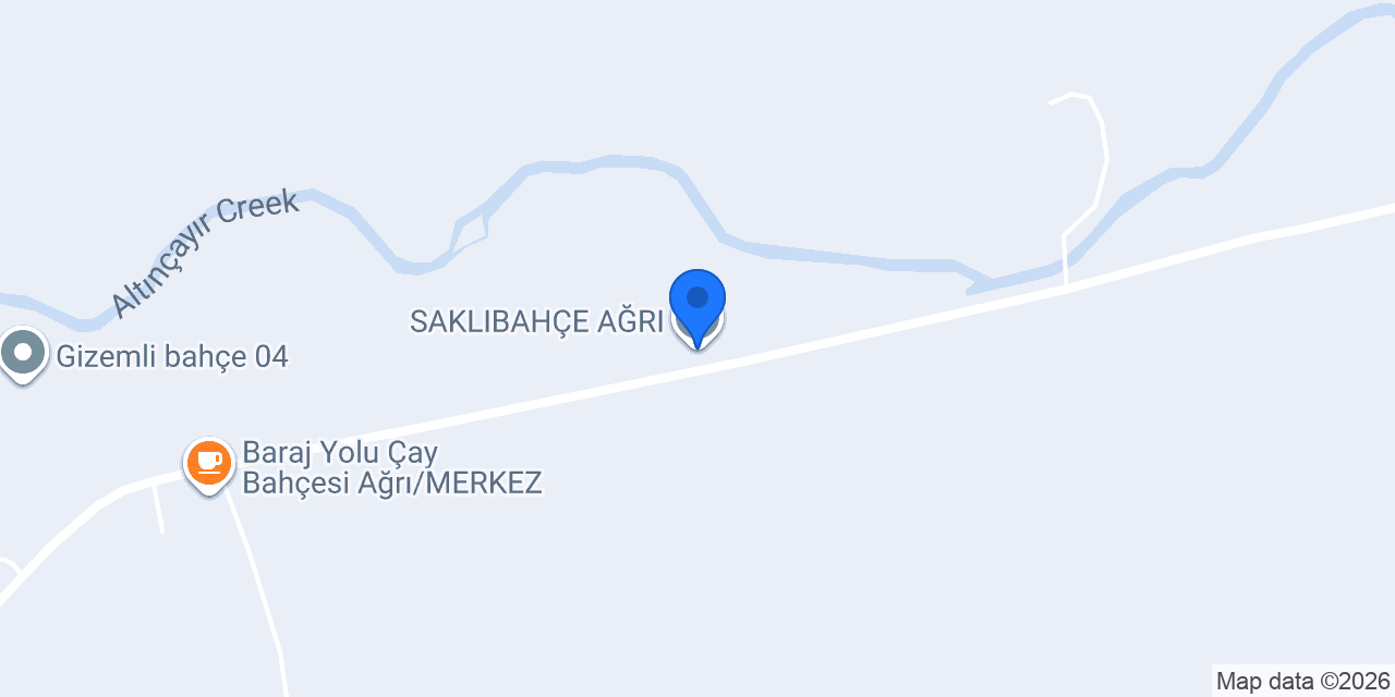 SAKLIBAHÇE AĞRI konumu
