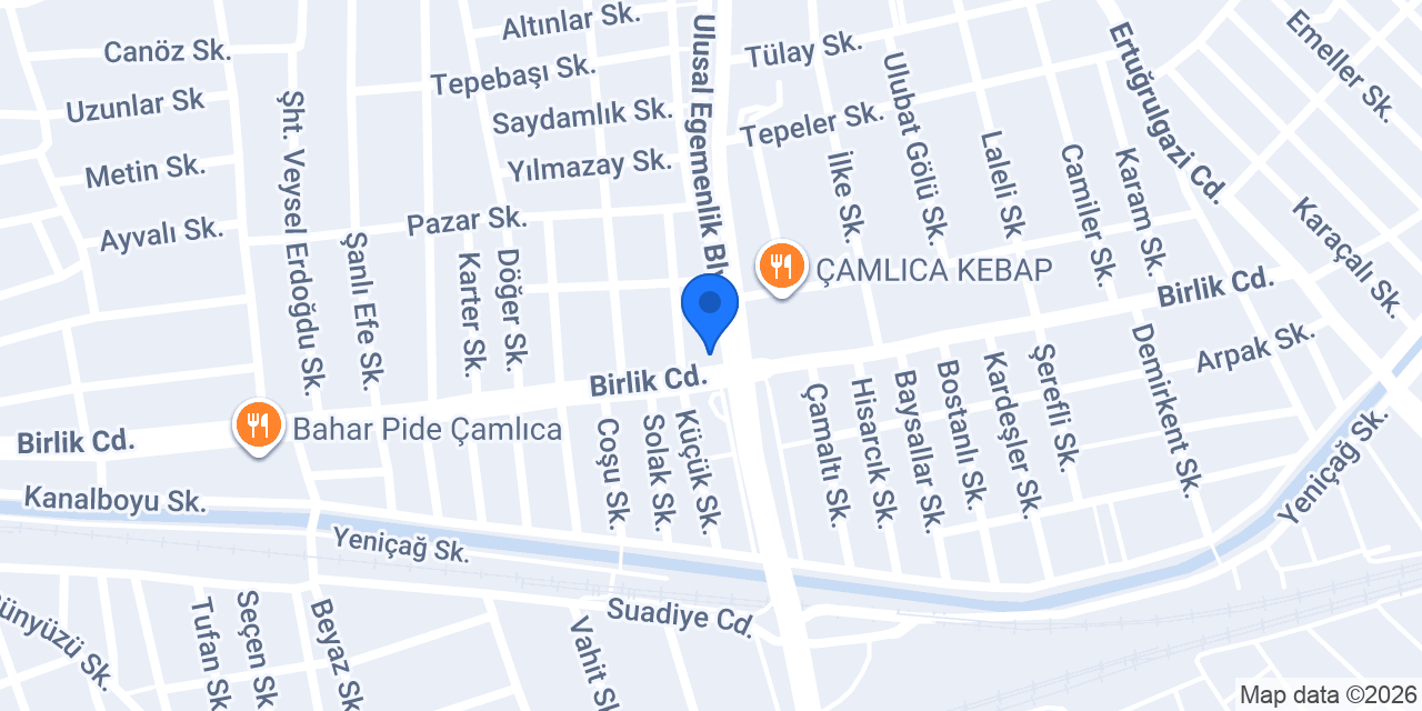 Osmanlı Perde Modern konumu