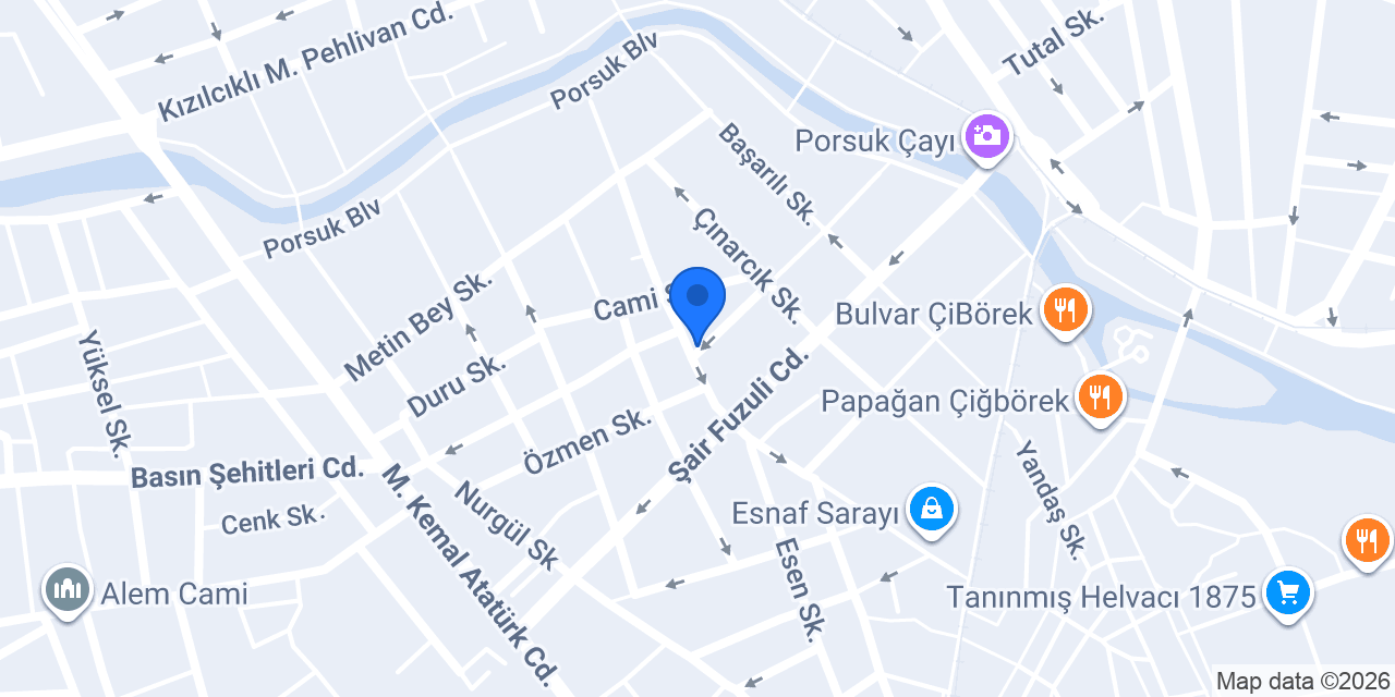 Hosteleski Eskişehir Hostel konumu