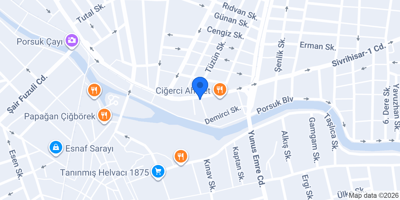 Kardelen Ciğercisi konumu