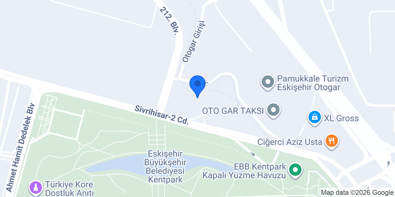 Seç Turizm Eskişehir Otogar Şubesi konumu