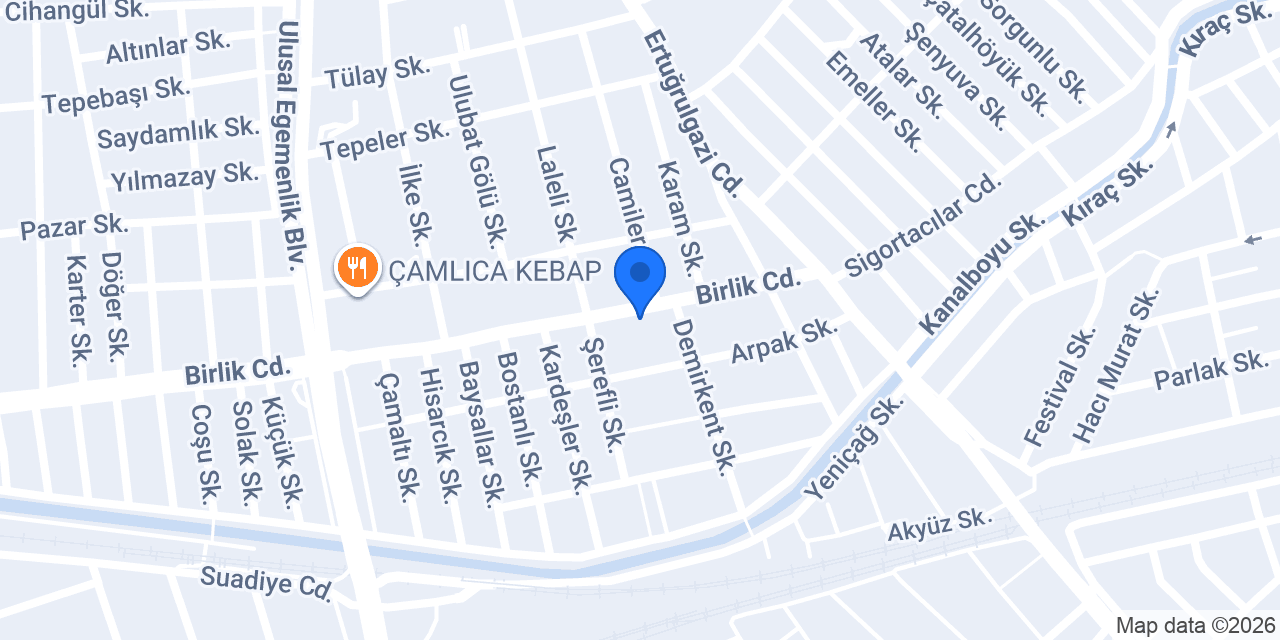 Moda Mobilya konumu