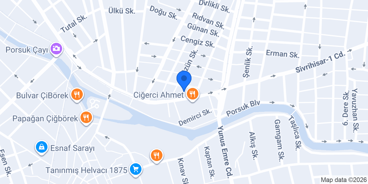 Sevinçli Ticaret konumu