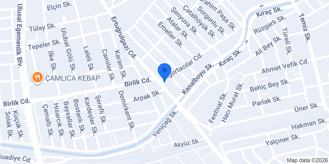 Yeni Ünver Semt Kasabı konumu