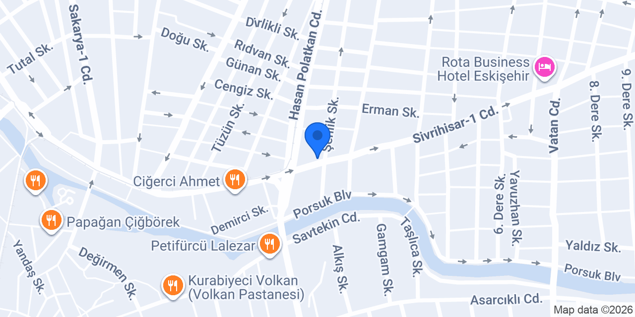Yeni Sağlam Otel konumu