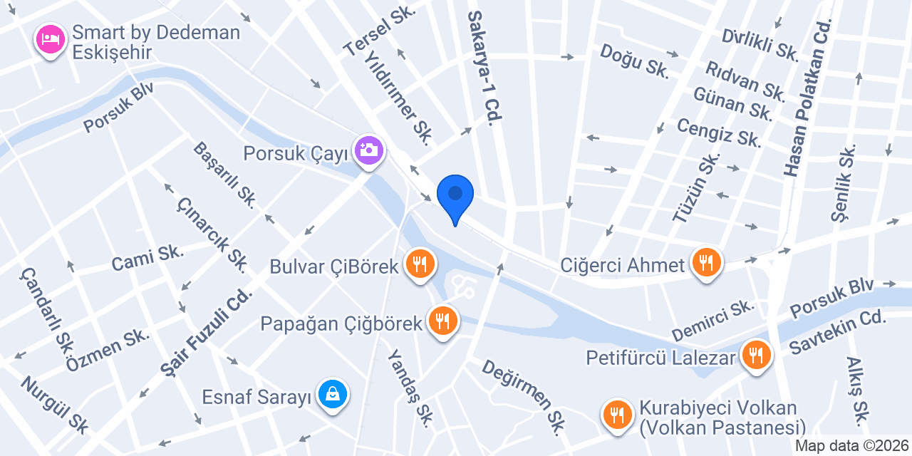 Atos Otel konumu