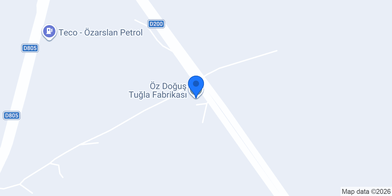 Öz Doğuş Tuğla Fabrikası konumu