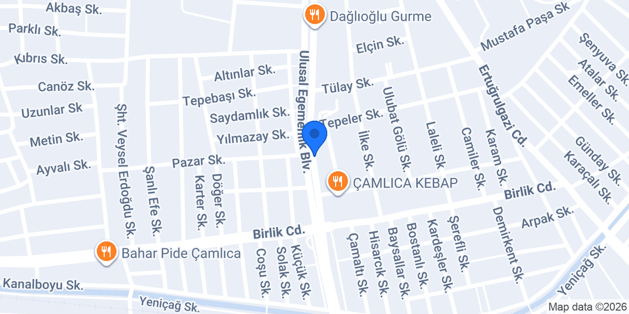 TAM NOKTA ÇAMLICA TEMSİLCİLİĞİ konumu