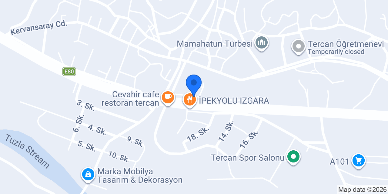 Çiğköftem Tercan konumu