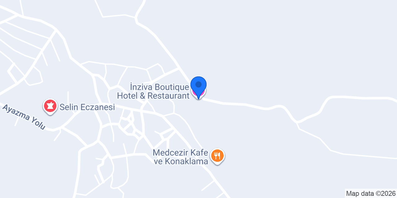 İnziva Boutique Hotel & Restaurant konumu
