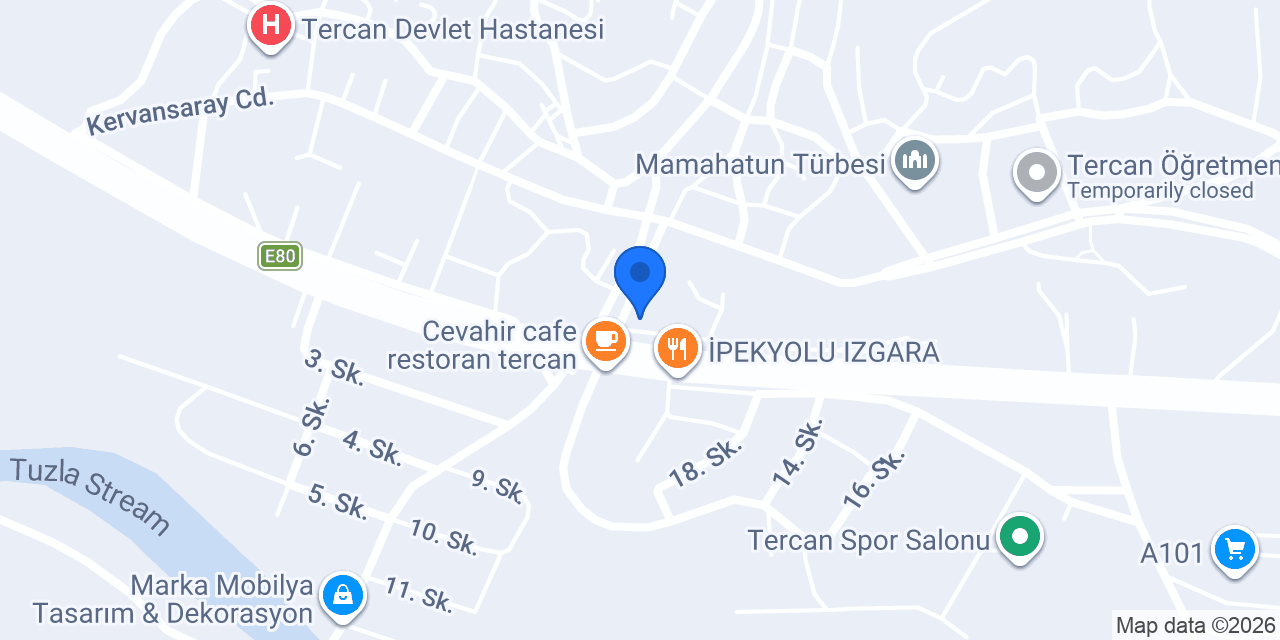 TERCAN TAKSİ Alper karagöz konumu