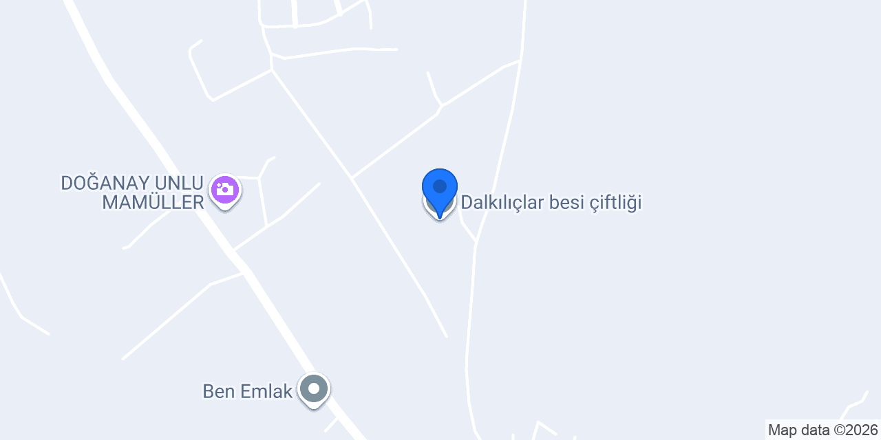 Dalkılıçlar besi çiftliği konumu