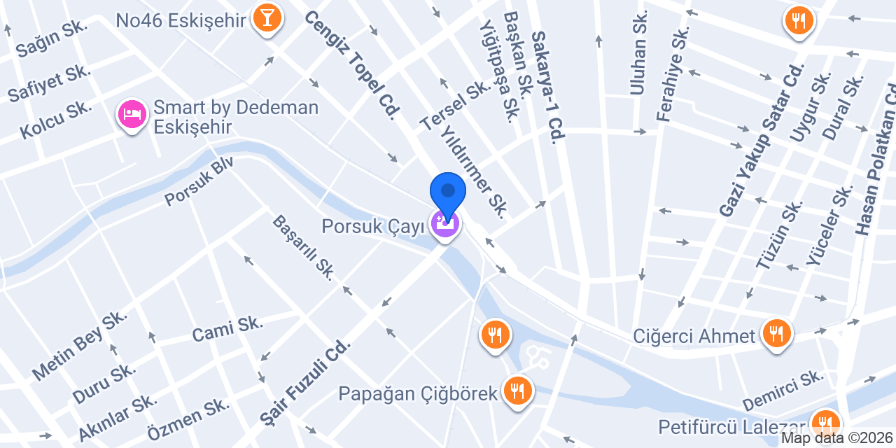 Eskişehir 5. Noter konumu