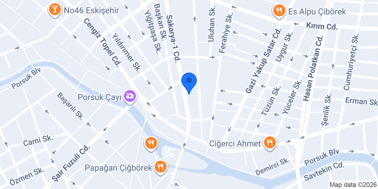 ICBC Turkey Eskişehir Şubesi konumu