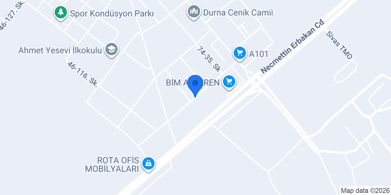 Oses Çiğ Köfte konumu