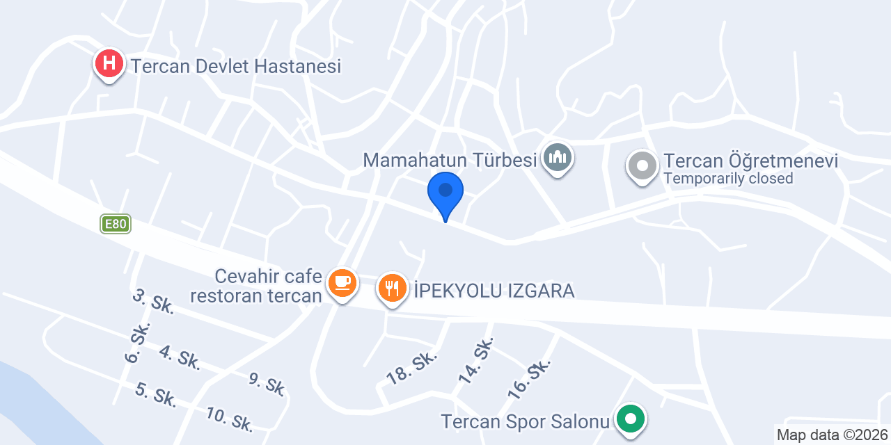 Oses Çiğ Köfte konumu