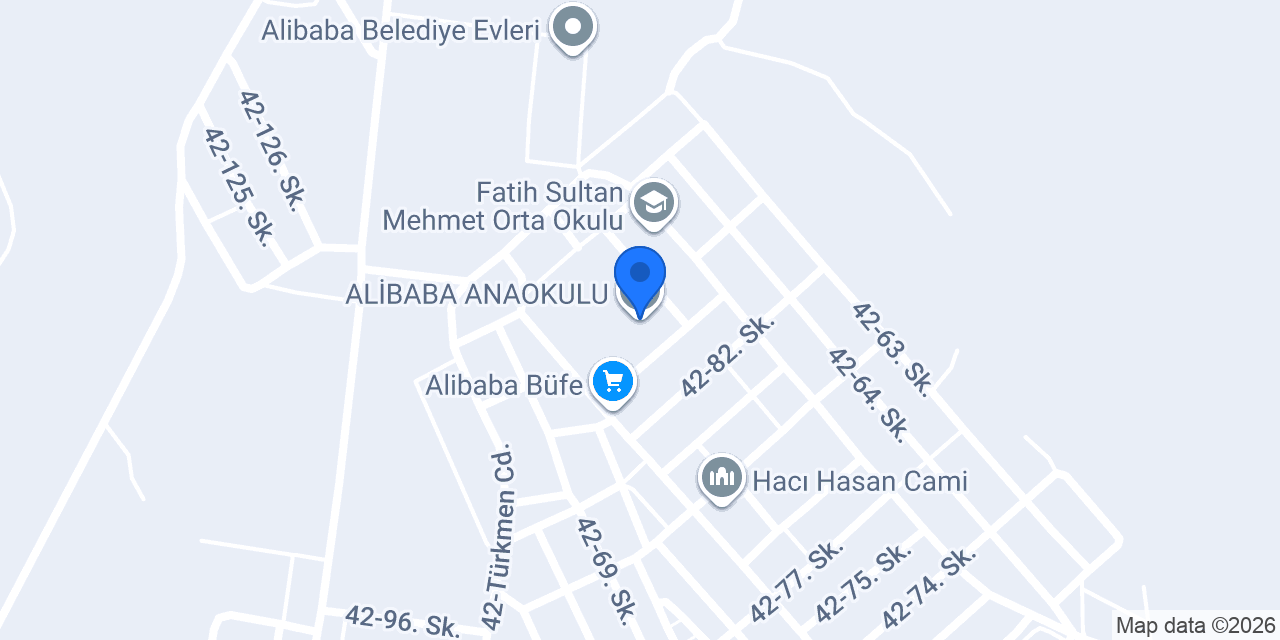 ALİBABA ANAOKULU konumu