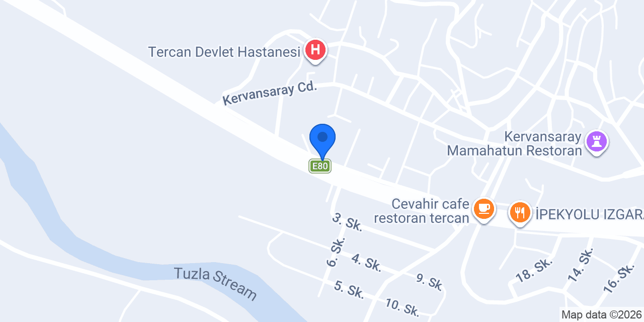 Ekin cafe konumu