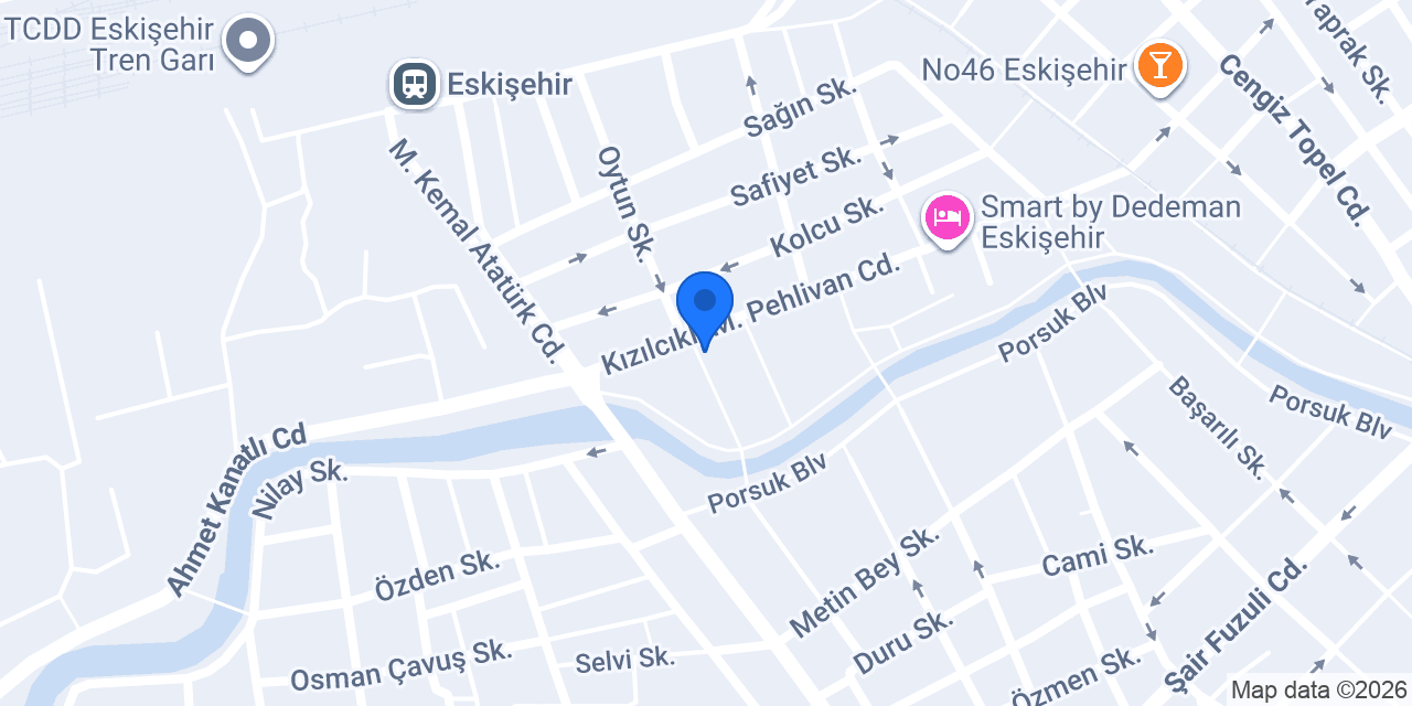 Demiryolu Eczanesi konumu