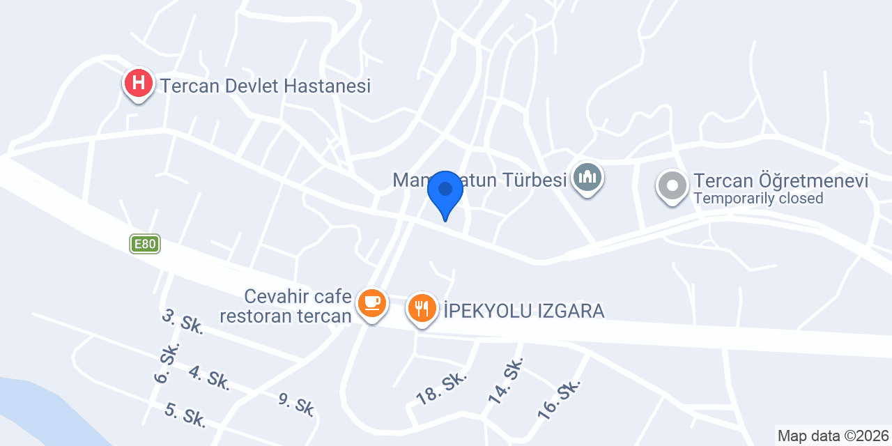 Tercan veterıner konumu