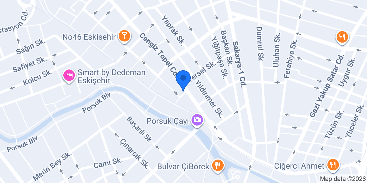 Birevim Eskişehir Tepebaşı Şubesi konumu