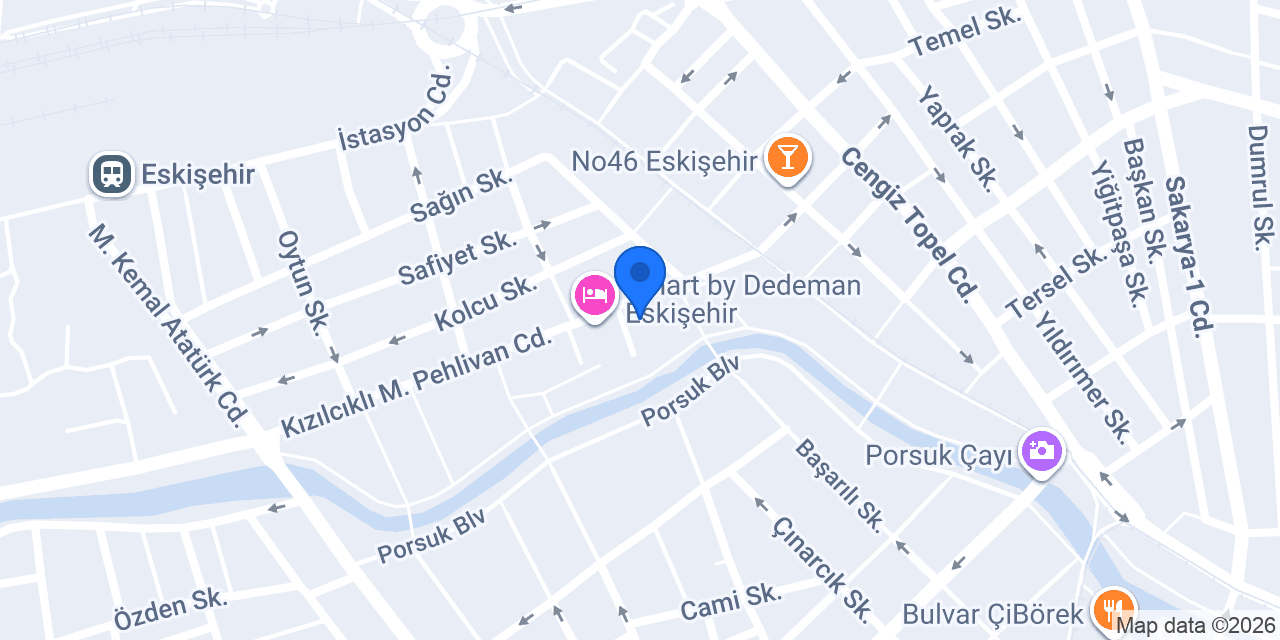 Sempre Mediterranean Cuisine Eskişehir konumu