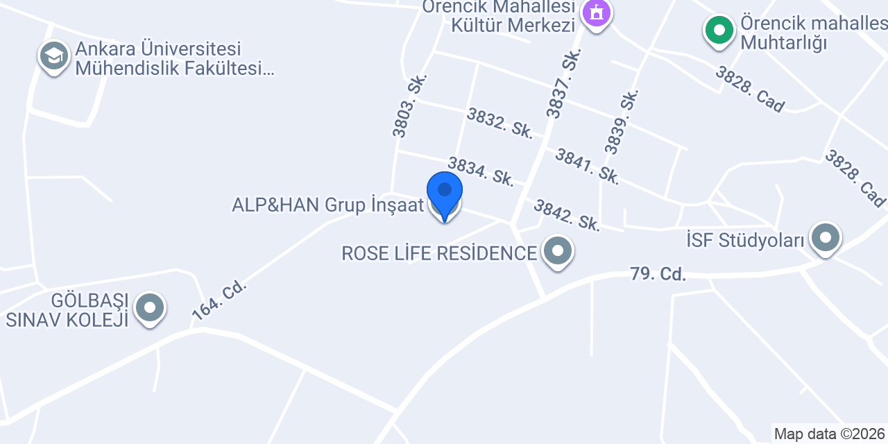 ALP&HAN Grup İnşaat konumu