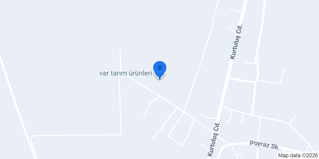 var tarım ürünleri konumu