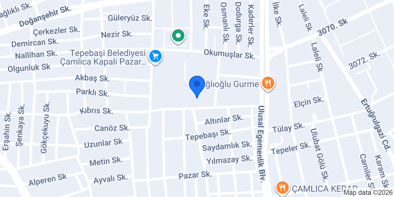 Çamlıca Beldeevi konumu