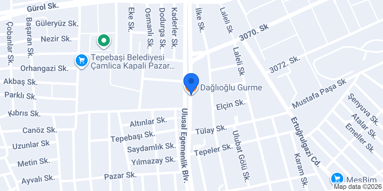 Dağlıoğlu Gurme konumu