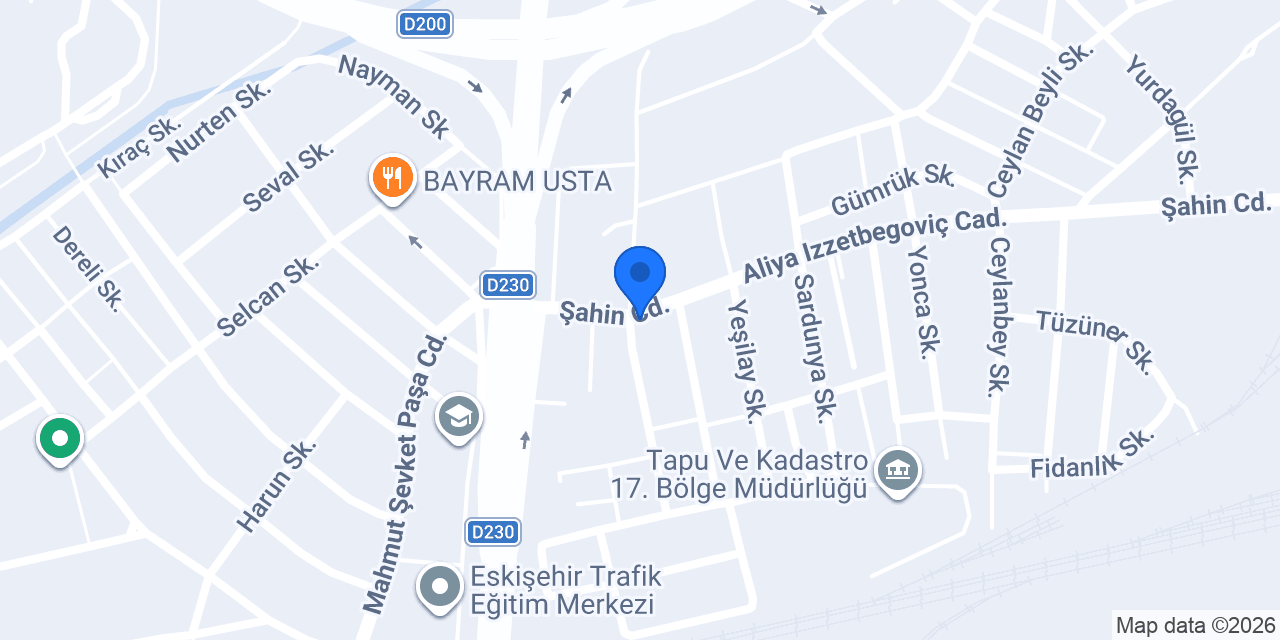FUAPUKKA Çiçek Eskişehir konumu