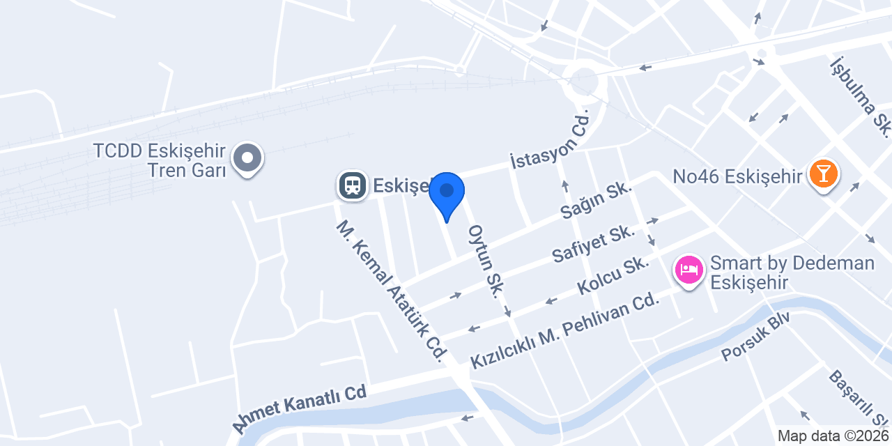 İTİL DELUXE Eskişehir konumu