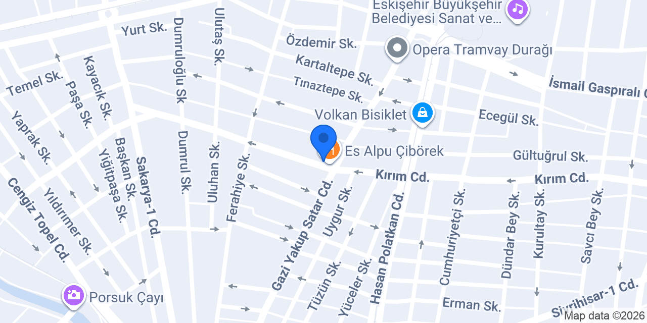 Eskişehir Elit Yapı PVC konumu