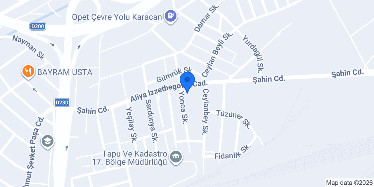 Muzaffer BAŞARAN (BAŞARAN TİCARET) konumu