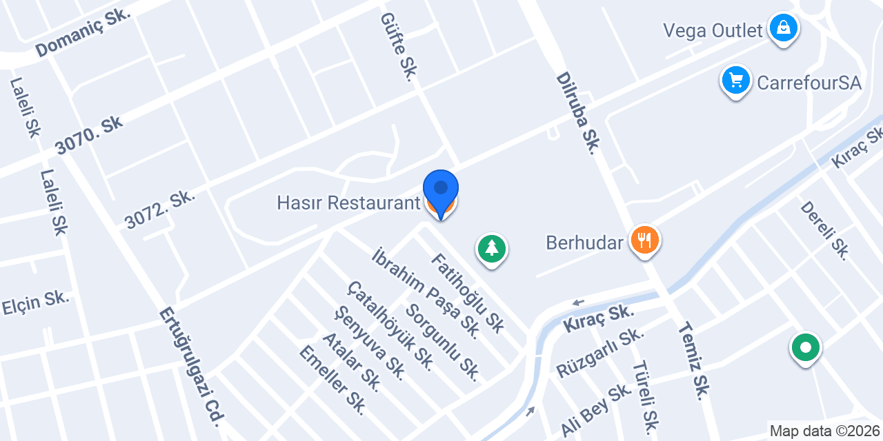 Hasır Restaurant konumu