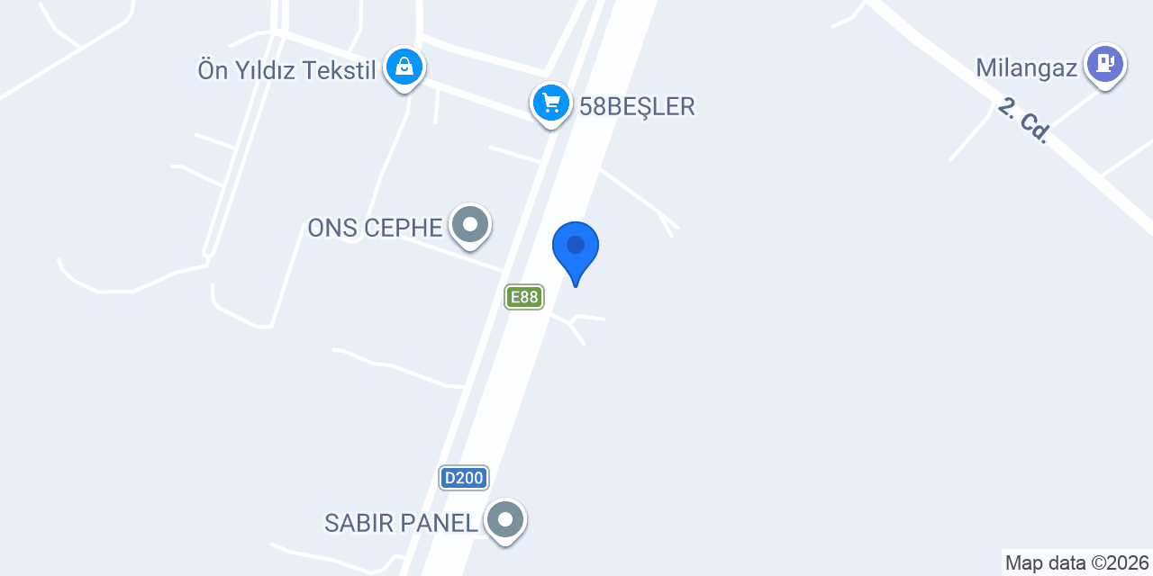 Güler Sucuk Fabrikası konumu