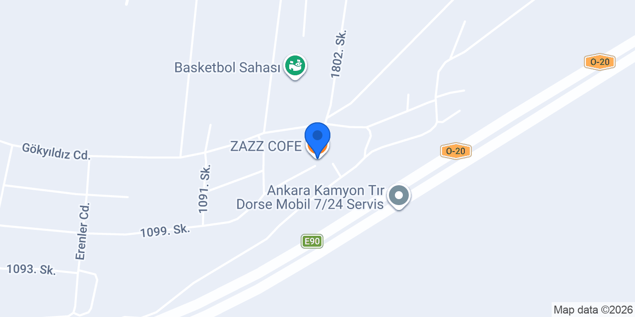 ZAZZ COFE konumu