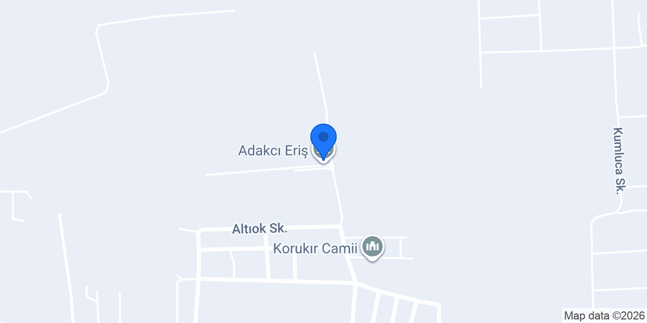 Adakcı Eriş konumu