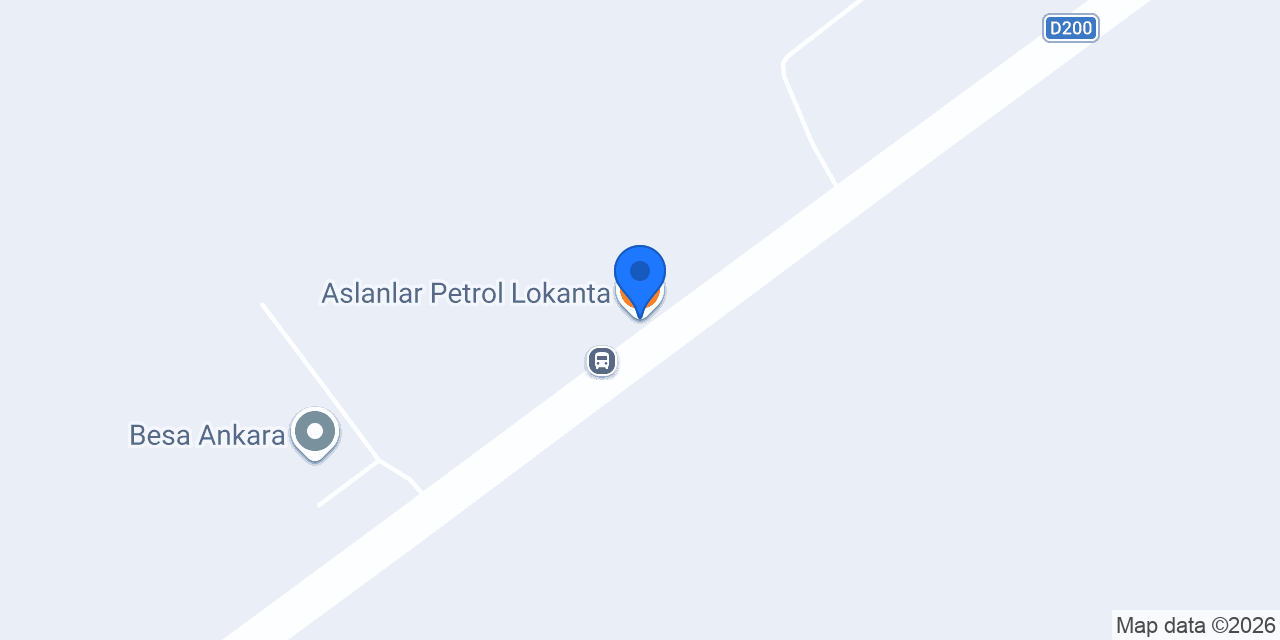Aslanlar Petrol Lokanta konumu