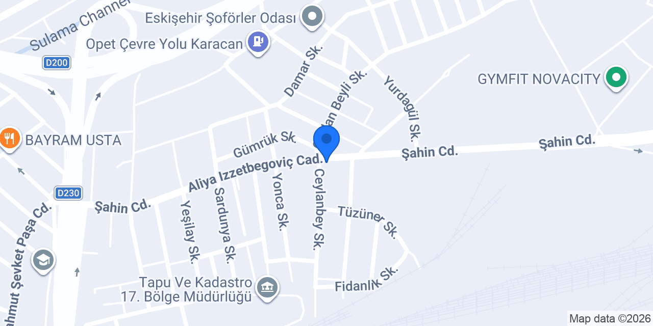 MEGA YAPI GAYRİMENKUL konumu