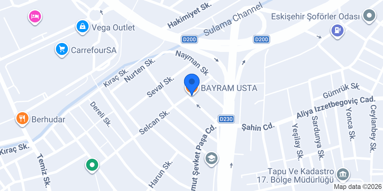 BAYRAM USTA konumu