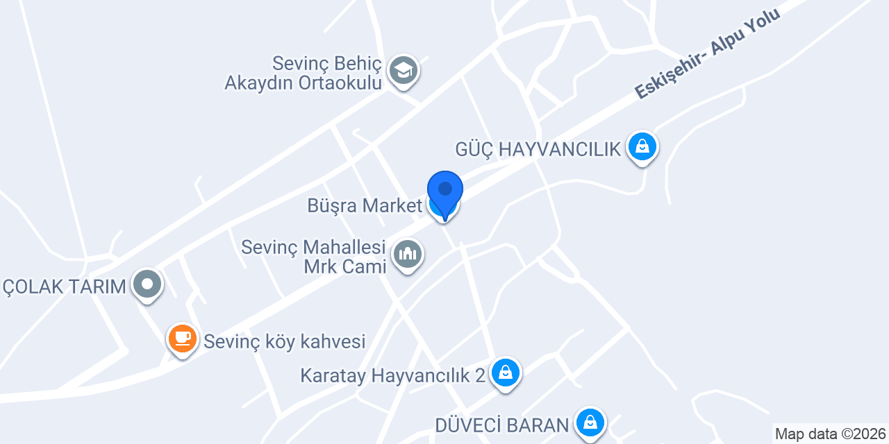 Büşra Market konumu