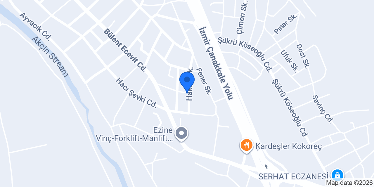 Yılmazlar Hafriyat konumu