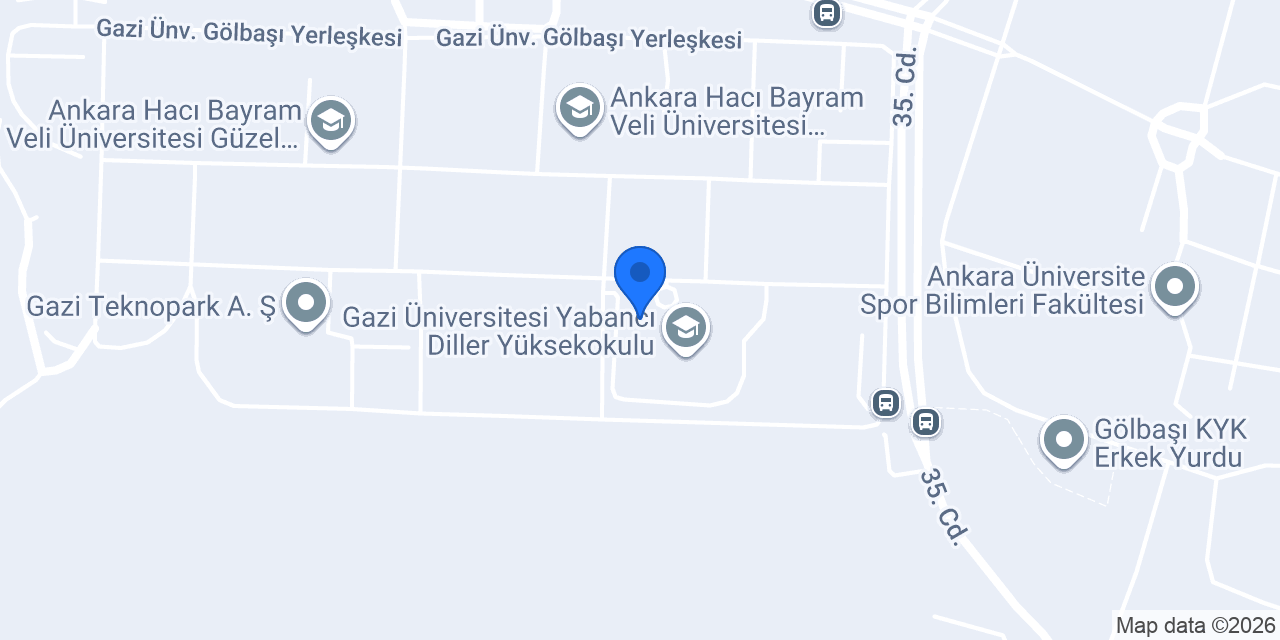 Ankara Hacı Bayram Veli Üniversitesi Gölbaşı Kampüsü konumu