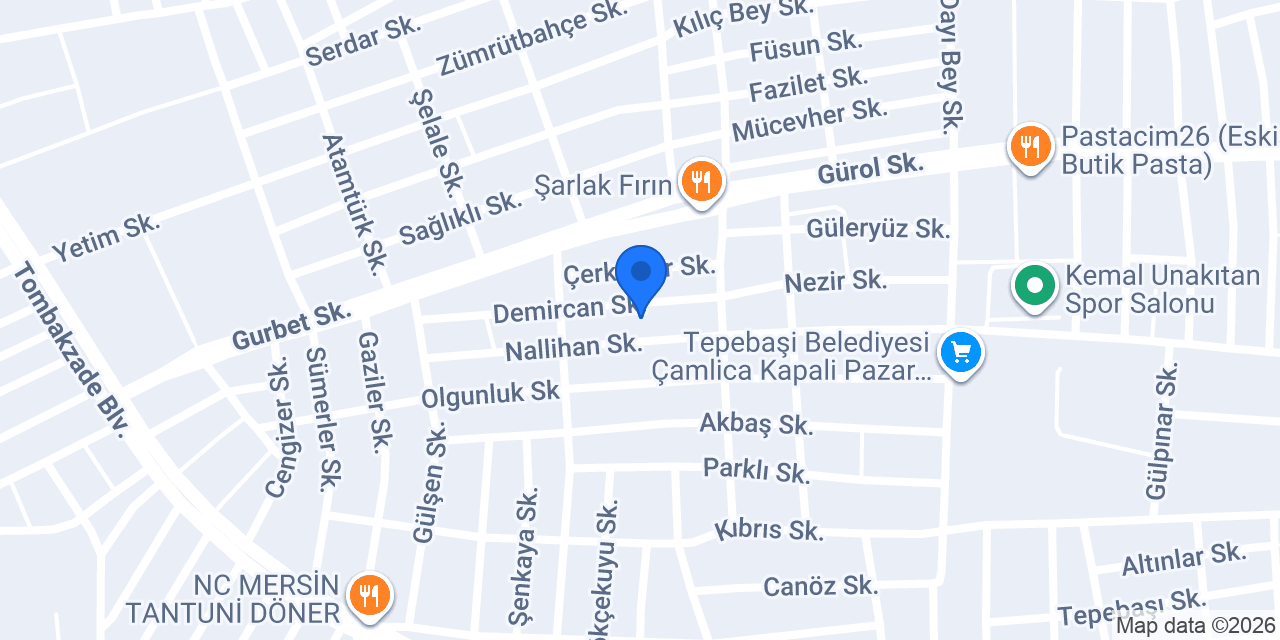 Marifet Pasta Ve Unlu Mamüller konumu