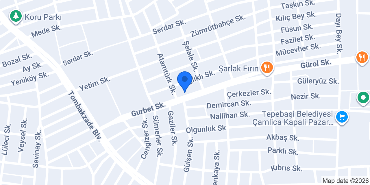 İshak Berber Salonu konumu