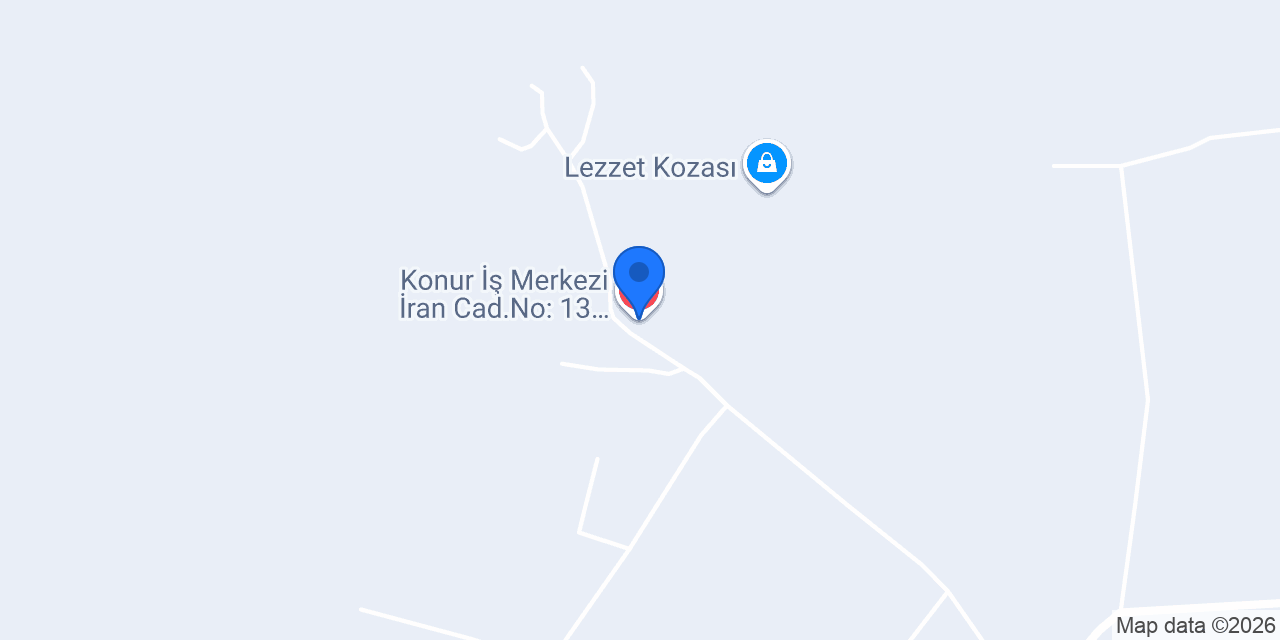 Konur İş Merkezi İran Cad.No: 13 Çankaya /ANKARA konumu