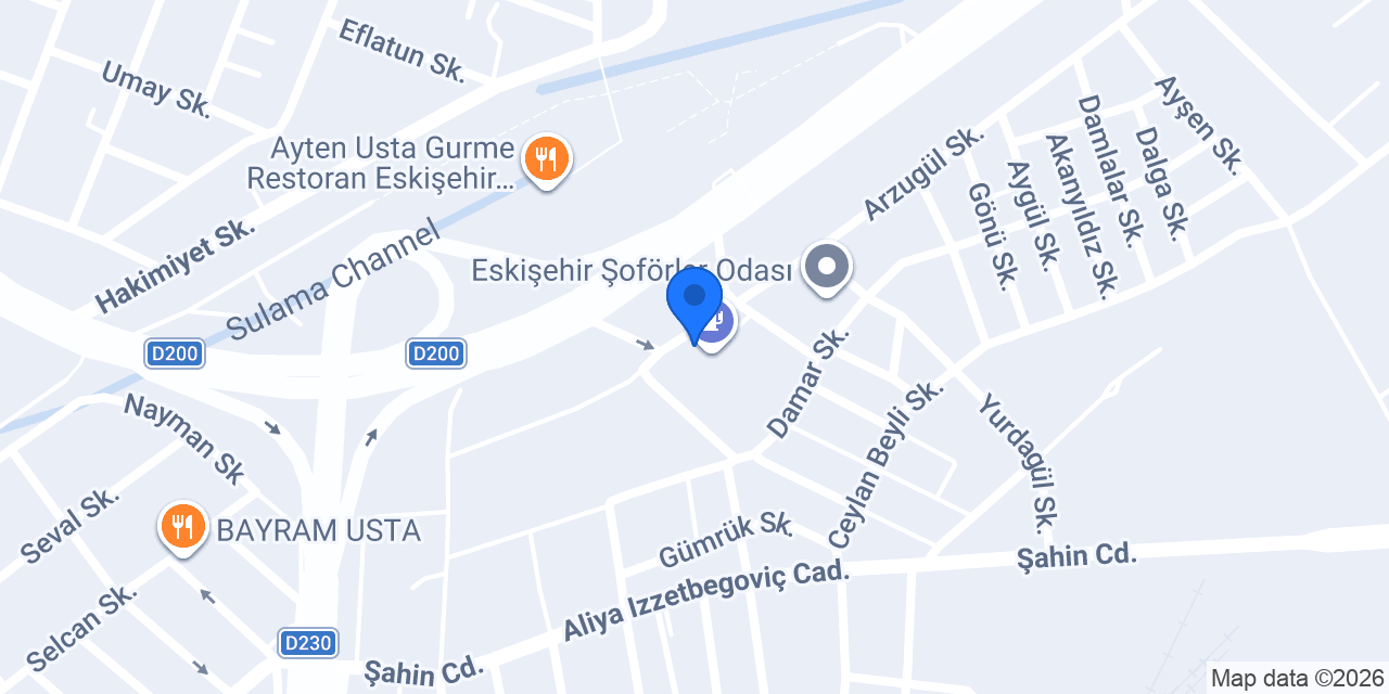 Aygaz Otogaz İstasyonu konumu