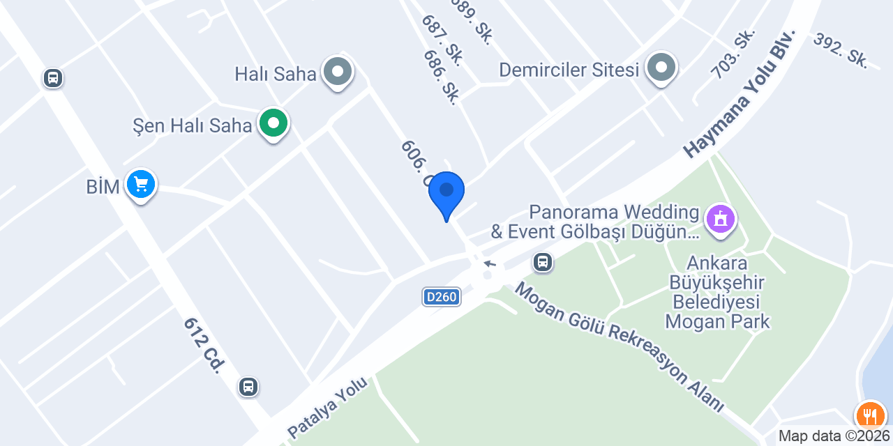 Ankara Gölbaşı Mogan Macrocenter konumu