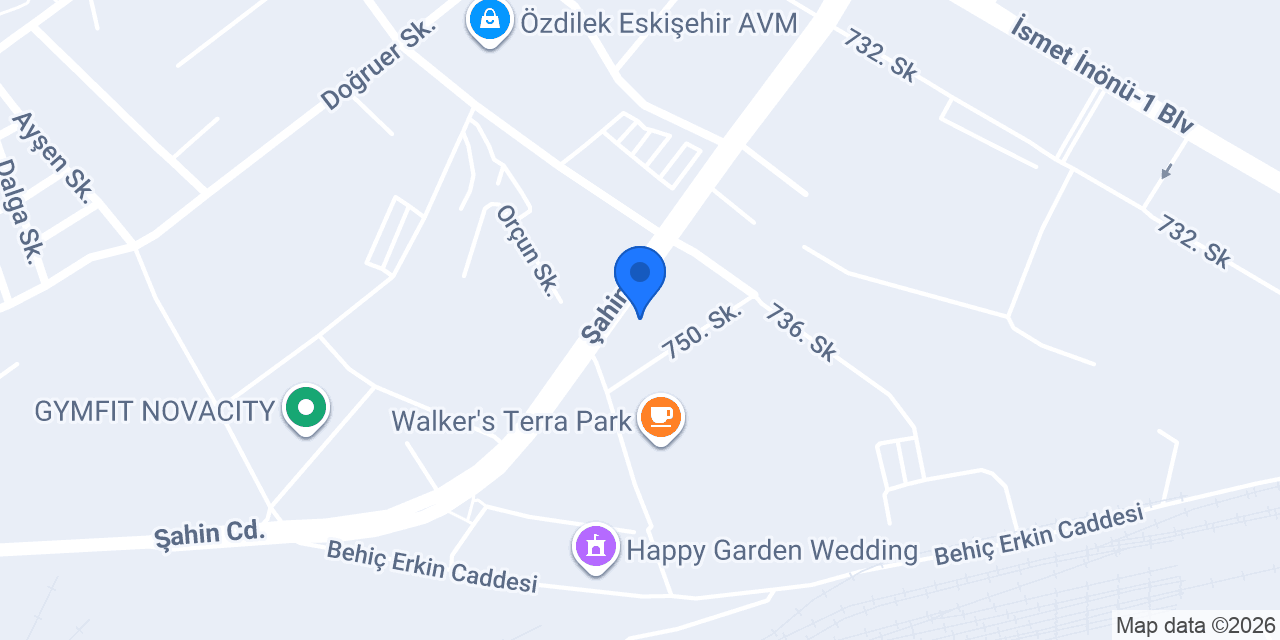 Eskişehir Koza Kebap konumu